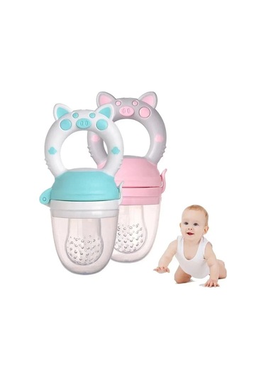 Sıcak 3 In 1 Bebek Emzik Taze Gıda Meyve Süt Biberonları Nibbler Beslemeyi Öğrenmek İçme Suyu Saman Kolu Diş Çıkarma Emziği