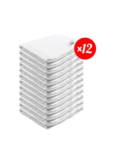 Nice Polti-karcher Buharlı Temizleyici Uyumlu Büyük Düz Havlu Bez Seti 12'li Niceset B Plus