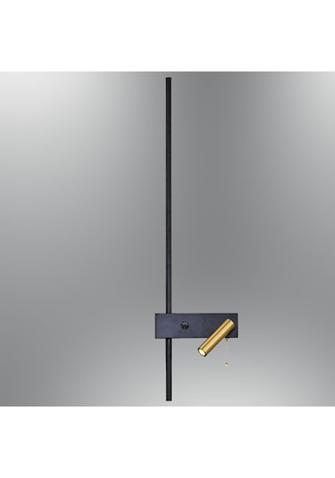 Özcan Aydınlatma 3007a-19 Prenta Baston Aplik Sağ Spot Siyah