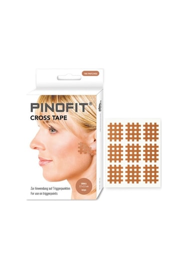 Pinofit Cross Tape Light Beige. Small 2.7 X 2.1 Cm