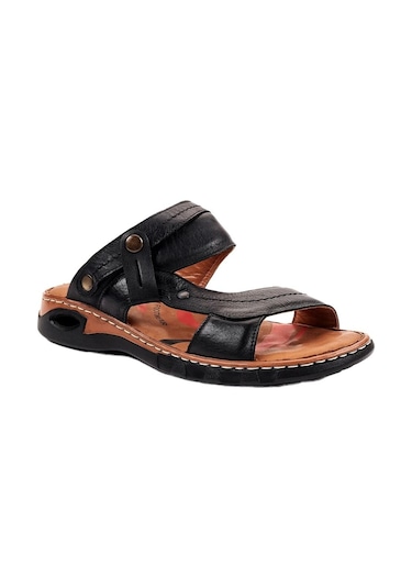 Forelli Ural-G 40507 Siyah Erkek Günlük Sandalet Siyah