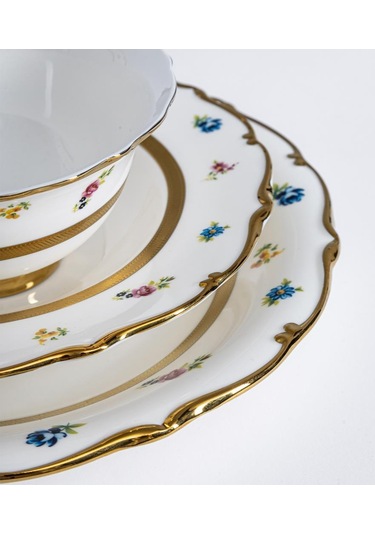 Maxx Doria Majestic Bliss 12 Kişilik 77 Parça Yemek Takımı Pa2095 Beyaz