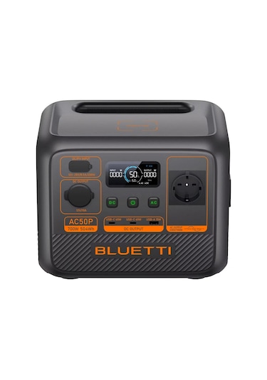 Bluetti Ac50p Ups 504wh Kapasiteli Taşınabilir Güç Kaynağı