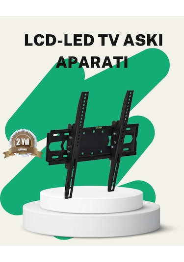 Nrzsnt 32 İnç Tv Duvar Askı Braketi Stabil Güvenli Montaj Çelik Gövde