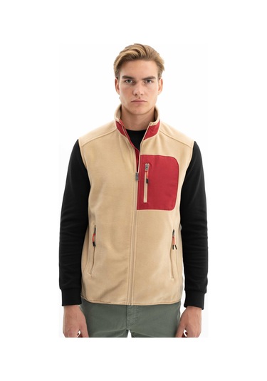 Arma Erkek Kışlık Softech Polar Relax Fit Tam Fermuar Yandan Cepli Baskısız Yelek K26424674101 Bej Arma Erkek Kışlık Softech Polar Relax Fit Tam Fermuar Yandan Cepli Baskısız Yelek K26424674101 Bej