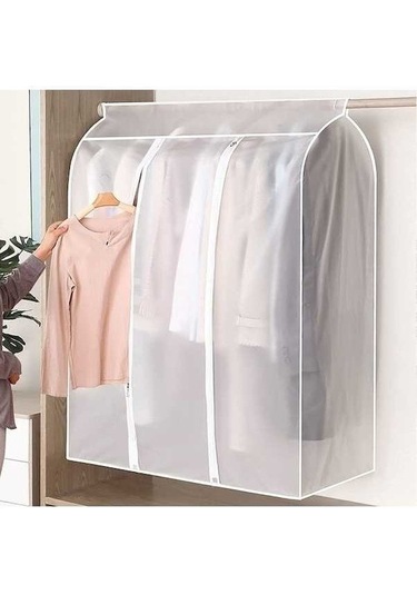 Tongxida Bosphorusboutique X X Ty Tozluk Takım Saklama Organizatörü Kılıfı Giysi Fermuar Elbise Dolabı Çantaları Beyaz Bavul 9 Beyaz