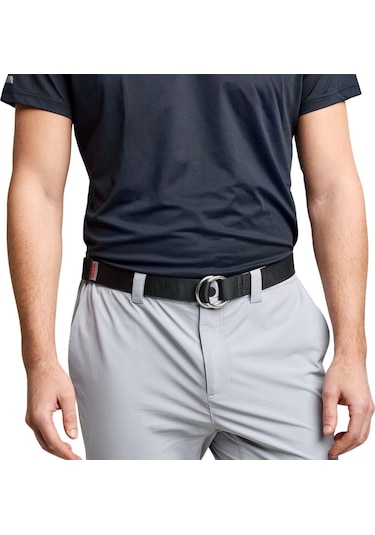 Slam Slam Logo Belt Unisex Siyah Kemer W01 Siyah