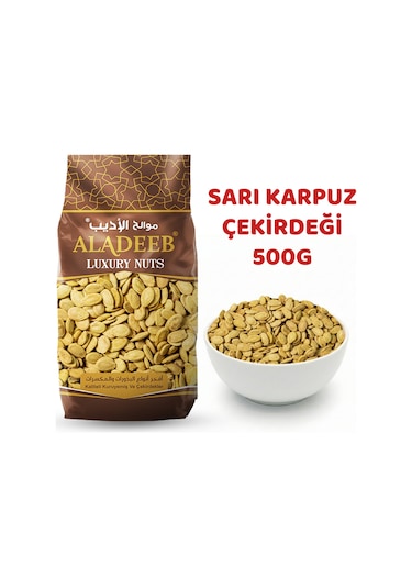 Aladeeb Sarı Karpuz Çekirdeği Kavrulmuş 500 G