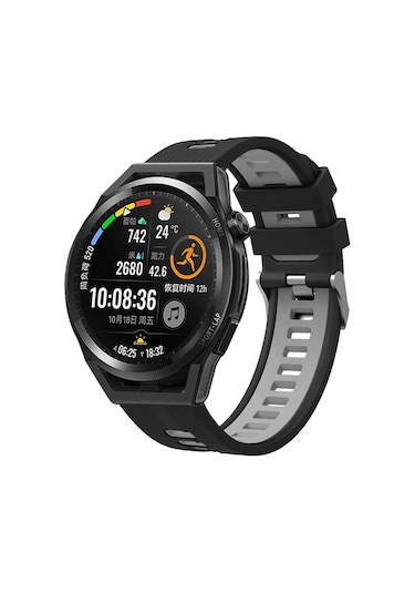 Xiaomi Redmi Watch 5 Active Çift Renkli Kordon Krd-55 Uyumlu Silikon Delikli Tasarım Kordon