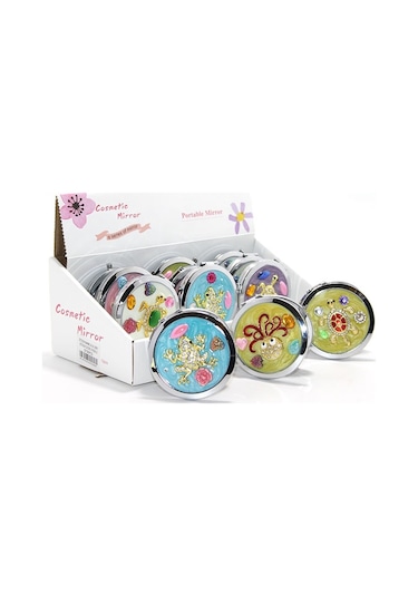 Kabartmalı Desenli El Aynası Alk2881