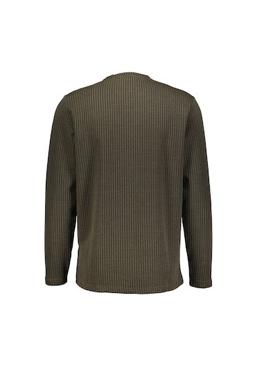 Finesuits Erkek Jakarlı Sweatshirt 242209020.lnkoyr Haki