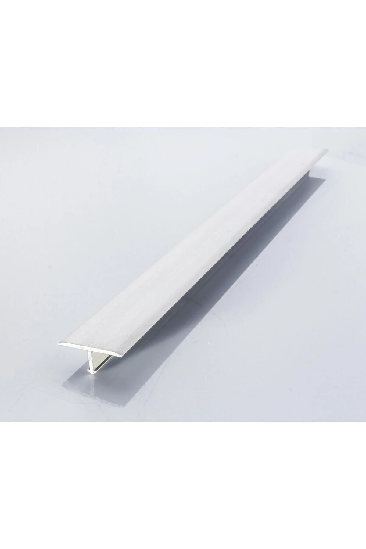 Kapı Eşik Profili Parke Kapı Altı Çıtası T Model Alüminyum Gri 3cm 90cm 8mm