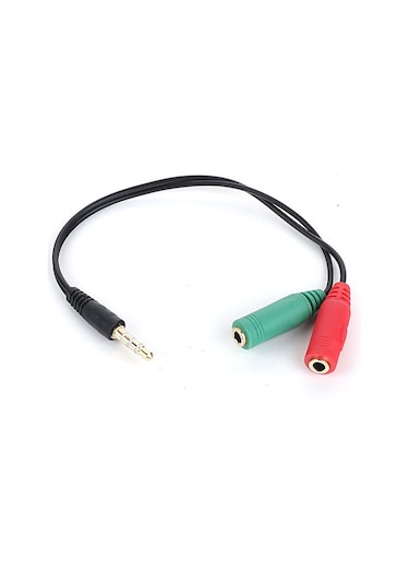 Dark Dk Cb Auc01 2X3.5Mm Stereo Dişi 4Pin 3.5Mm Stereo Erkek Y