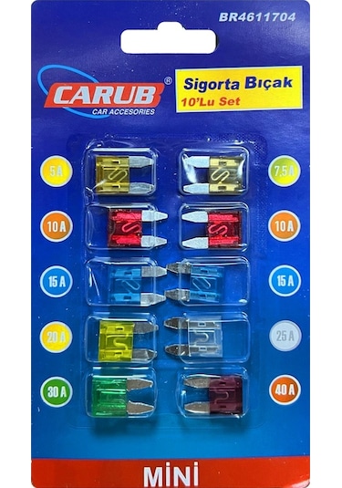 Mini Bıçak Oto Sigorta 10 Adet Paket Pk-6274