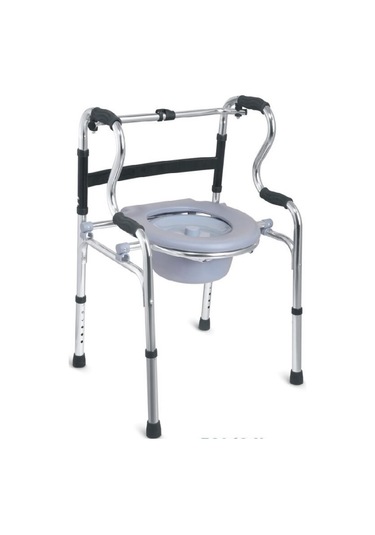 Medwelt Klozetli Yürüteç Walker Katlanabilir Hareketli