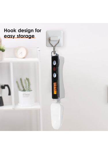 Xindoker Ev Kullanıma Dijital Ölçü Kaşığı, 0.05-500g Hassas Ağırlık Ölçümü, 30ml+80ml Bölmeli, Kahve/pastane Malzemeleri İçin, Siyah Pil Dahil Değil Siyah