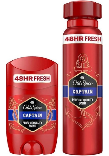 Old Spice Captain Deodorant Spray Stick 150+50 Ml Avantajlı Paket