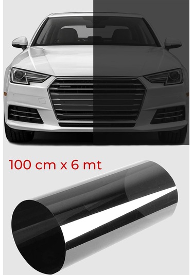 Cam Filmi Siyah Amerikan Çizilmez  Orta ton 100 cm x 6 metre