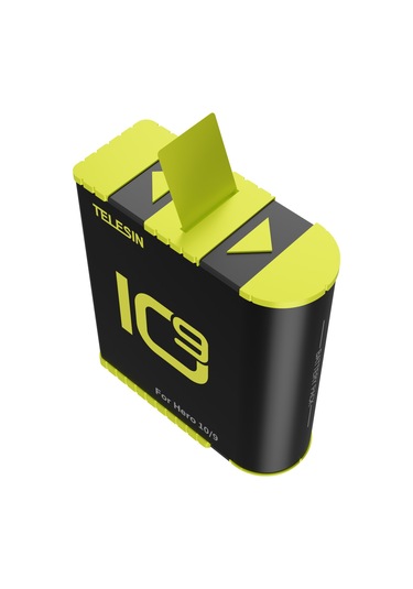 Ranyeek Telesın 1750mah Spor Kamera Pil Bataryası, Gopro Hero 10/9 Uyumlu, Hızlı Şarj, 112 Dakika Kullanım Süresi, Çoklu Koruma Özellikleri Siyah