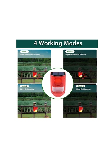 Hareket Sensörlü Solar Caydırıcı Yabani Hayvan Kovucu