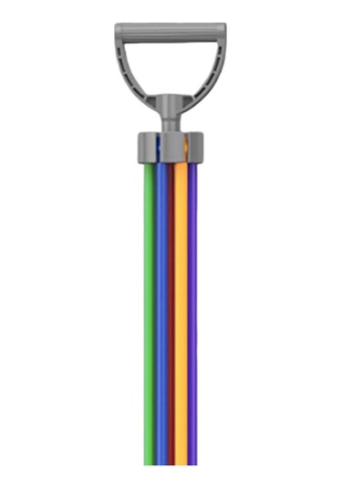 Suntek Göğüs Genişletici Direnç Bantları Egzersizi Gri