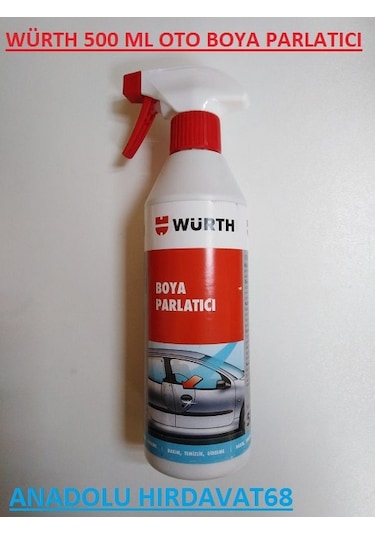 Würth Boya Parlatıcı Sprey Krom Metal Cam Parlatıcı 500 Ml German