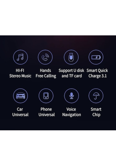 Multimedia Araç Kit Type-c / Icca106