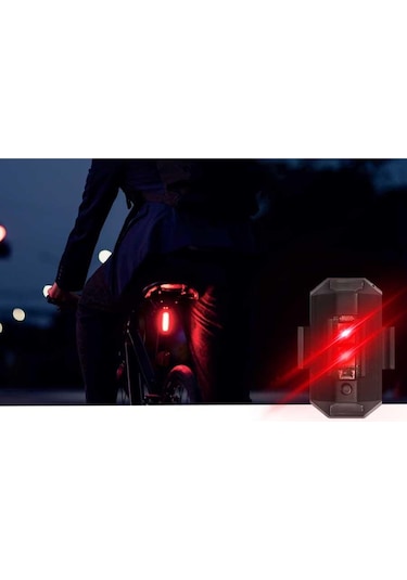 Space24 Sp103 Şarjlı 7 Renkli Led Flaşör Siyah