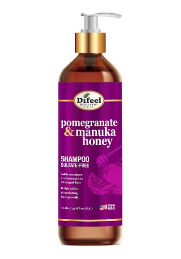 Difeel Pomegranate & Manuka Honey Sülfatsız Şampuan 1lt Tüm Saçlar
