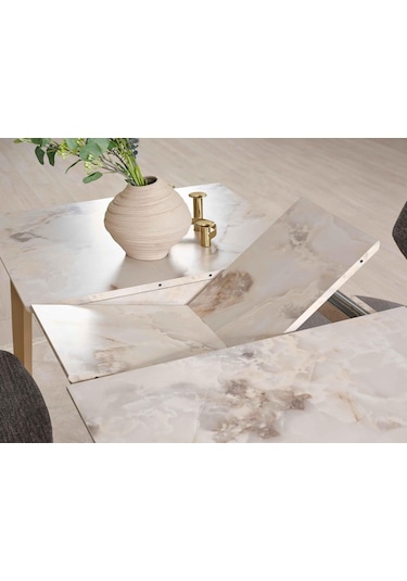 Aleda Ortadan Açılır Mutfak Masası 75x120 Cm