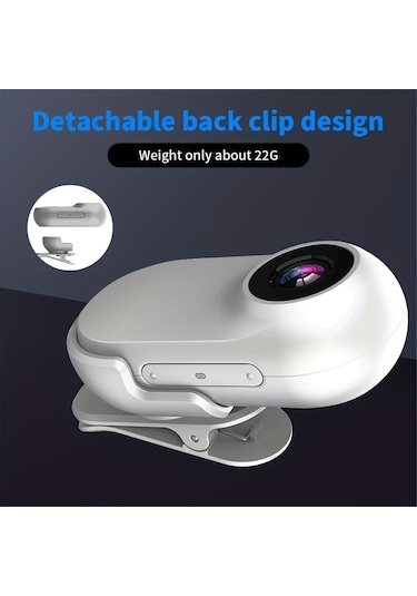 Ximistore9 A100 Mini El Bileği Kamera: Dışarıda Taşınabilir, Manyetik Tutuculu, 1080p Full Hd, Bisiklet Sürüşü Ve Outdoor Etkinlikler İçin Beyaz