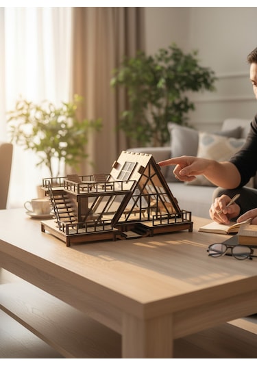 Kendin Yap Maket Ev Sahil Bungalov