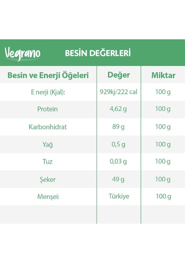 Vegrano Organik Keçiboynuzu Unu 100 G