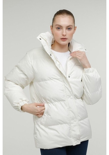 Kinetix Serena Coat 2pr Kadın Uzun Kaban W-sn2060-vanilya Beyaz