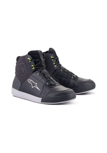 Alpinestars Chrome Drystar Korumalı Motosiklet Botu Siyah Gri Sarı