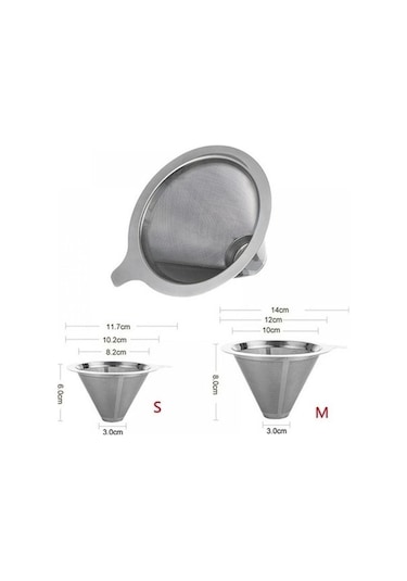 Didadodo Çelik Damlatıcı Kahve Filtre Yeniden Kullanılabilir, Pratik Tasarım Diğer