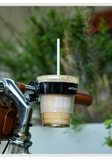 Alüminyum Alaşım Su Şişesi Kahve Bardağı Bisiklet Bardak Tutucu Siyah