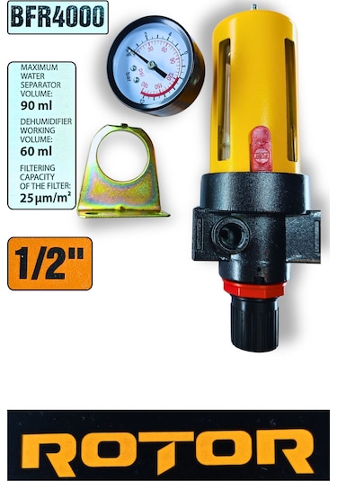 Bfr4000 Redüktörlü Ve Dedektörlü Kompresör Yağ Filtresi