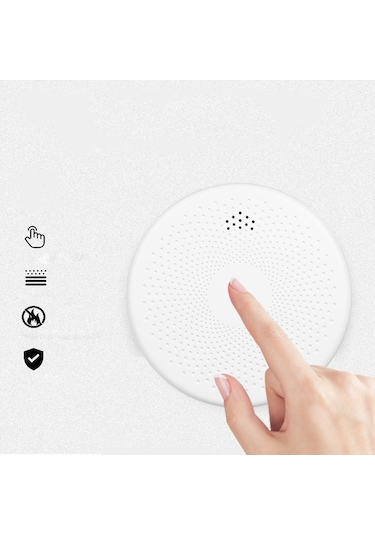Aubyhe Tuya Wifi Akıllı Duman Ve Karbonmonoksit Alarmı, Uzaktan Kontrol Ve Yüksek Hassasiyet, Pil Hariç