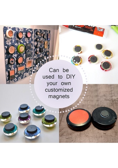 100 Adet 15X3 Yuvarlak Mıknatıs - Kına Sünnet Süsleme Mıknatısı 253918290