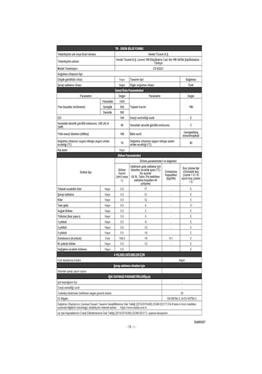 Regal CD 62221 196 LT 6 Çekmeceli Dikey Derin Dondurucu