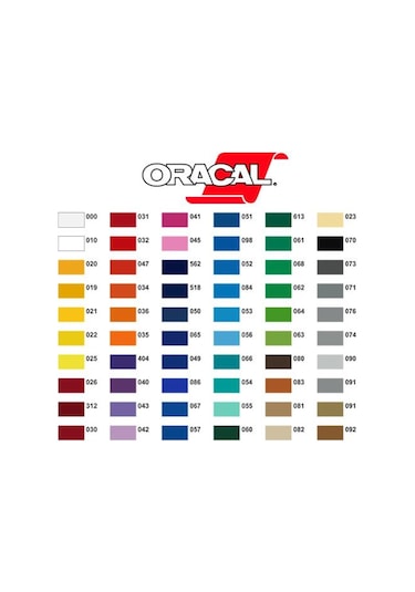Oracal 641 Seri Yapışkanlı Folyo 126Cmx1Mt
