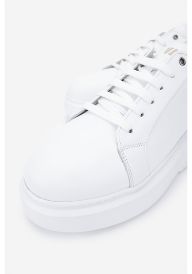 Valmenti Erkek Hakiki Deri Beyaz Sneakers & Spor Ayakkabı 771 35110 Erk Ayk Y25 Beyaz Beyaz