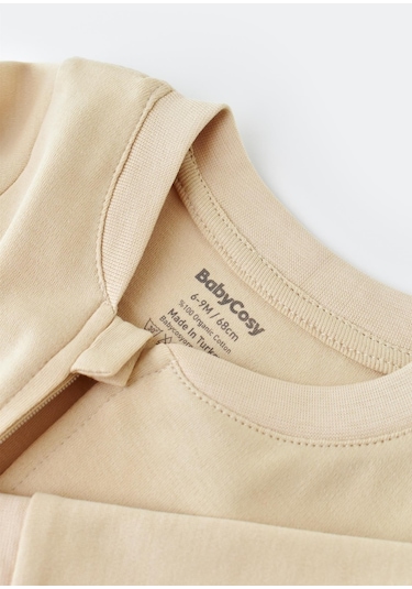 BabyCosy Organik Fermuarlı Tulum Csy3033 001