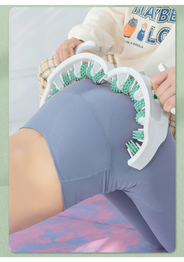 Jian Fan Masaj Yeşili Beyaz - Yeşil