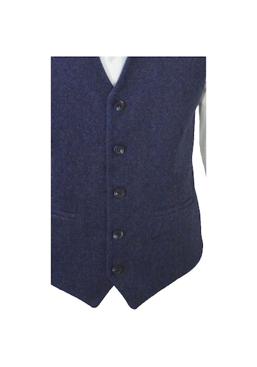 Mentor Regalo Erkek Yelek V Yaka Lacivert Kaşe 50453