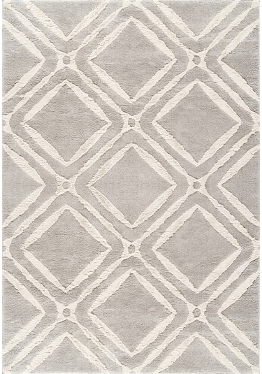 Kaşmir Halı 7/24 Plushy Doha Gri 80x300 Cm Gri