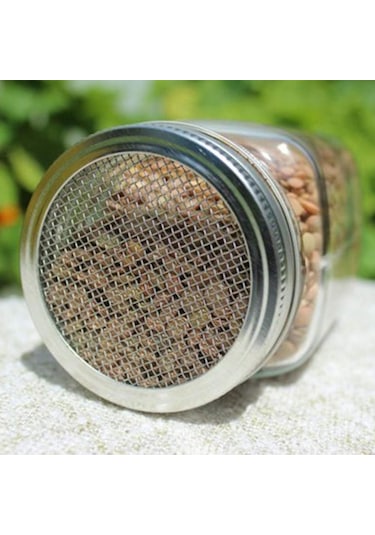 Lebihmurah 3239 Filizlenme Kiti-1 Takım 3 Paket Yuvarlak Bölünmüş Ağ Kapağı Tohum Çimlenme Kapağı Filizlenme Tankı Filtre Kapağı Nefes Alabilen Örgü -