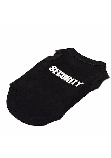 Köpek Ve Kedi İçin Security Pet Kıyafet Güvenlik Sweat Tshirt