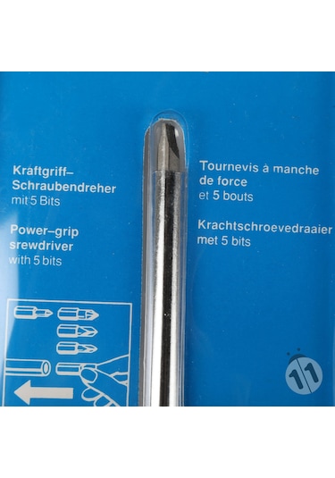 5 Parça Tornavida Bits Uç Set CrV